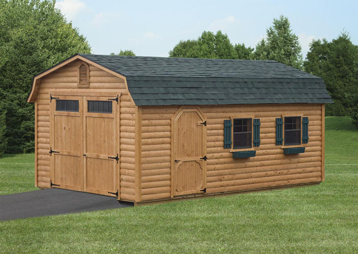 12x20 Log Barn Style Shed for sale in Virginia
