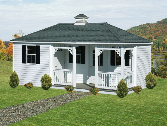 12x20 Vinyl Poolhouse With Porch for sale in Virginia
