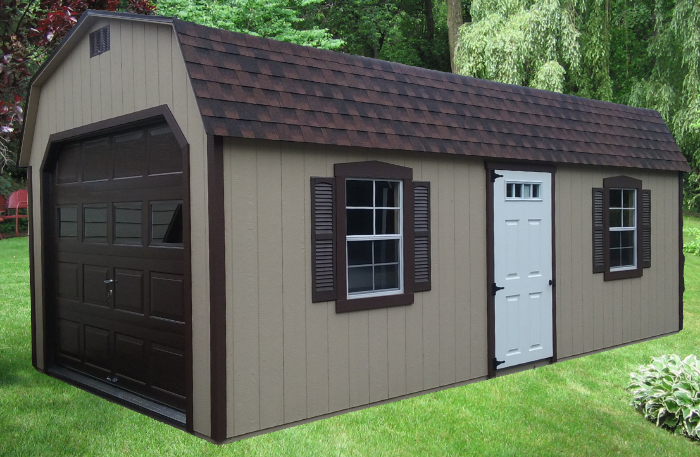 12x21'8 Dutch Barn Garage for sale in Virginia - P76351