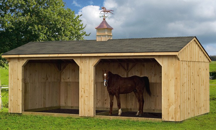 12x24 Horse Run In Shed for sale in Virginia