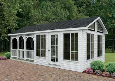 12x24 poolhouse with horizontal window for sale in Virginia