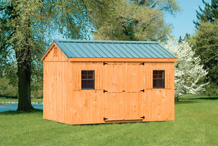 8x12 Board & Batton Gable Style Shed1