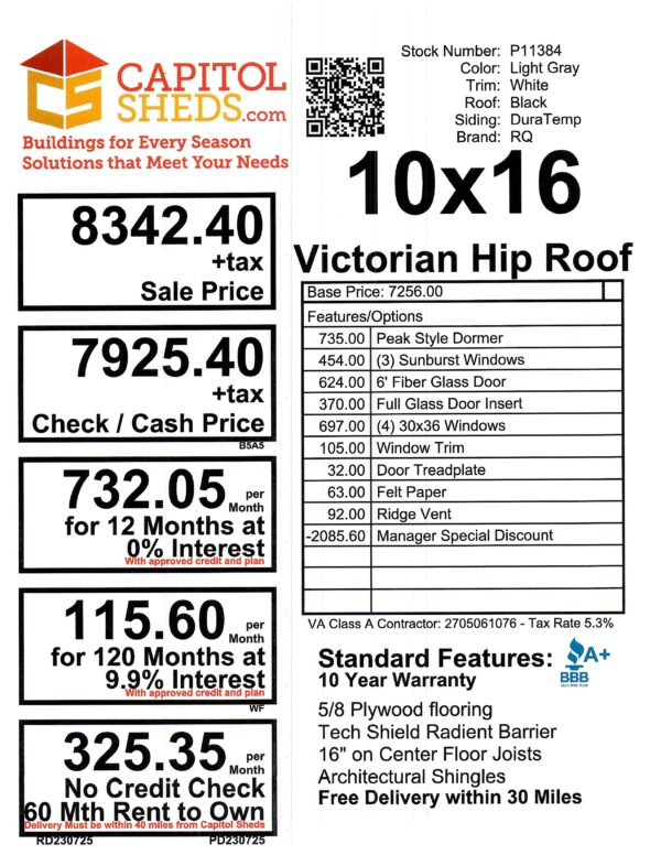 Cs Price Sheet 101469 P11384