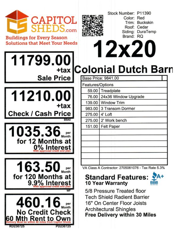 Cs Price Sheet 103813 P11390