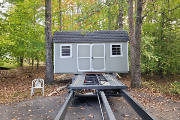 Shed delivery and installation in Virginia