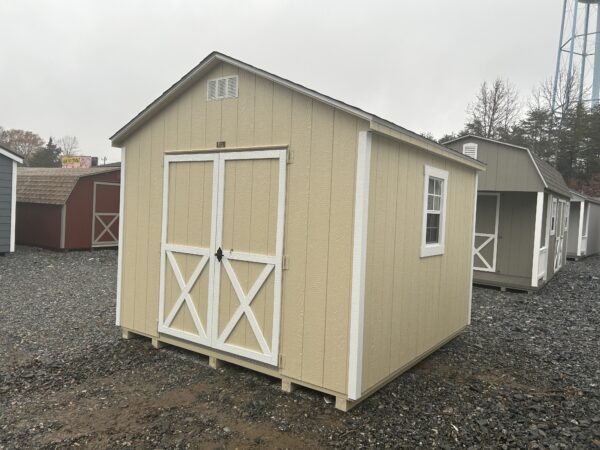 In-Stock 10x10 Beige A-Frame Shed for Sale in South Fredericksburg, VA