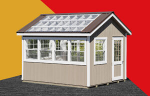 One of Capitol Sheds' greenhouses for Virginia Gardening
