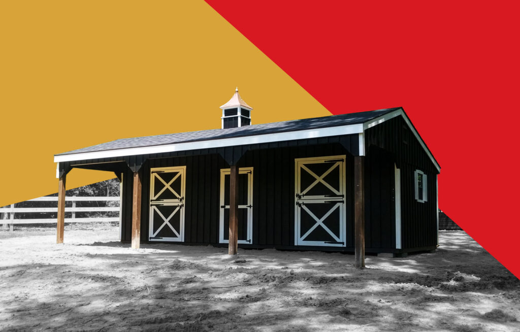 One of Capitol Sheds' horse barns