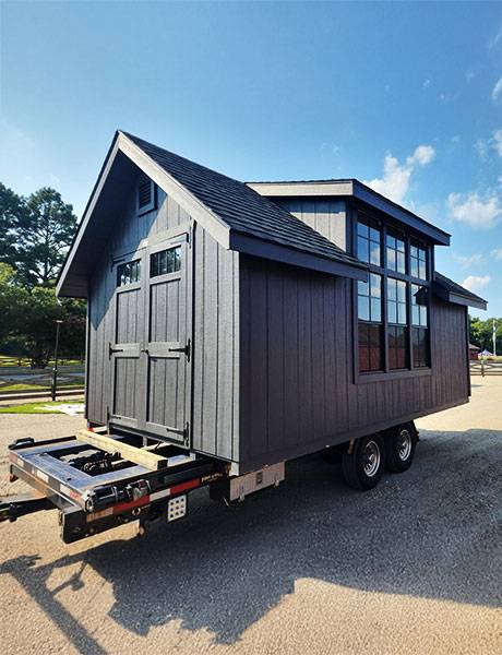 Sheds For Sale getting delivered.