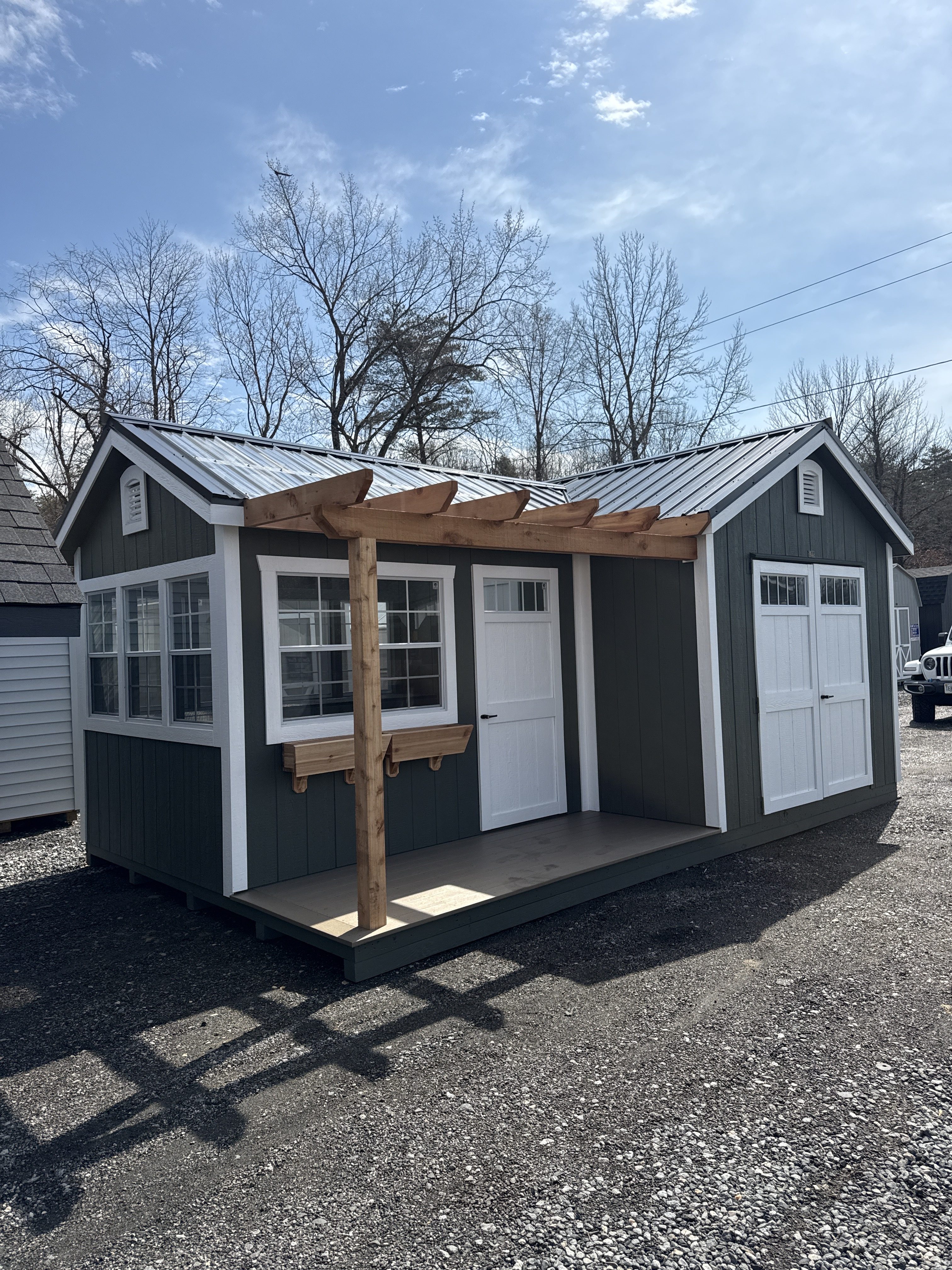 P13096 - 12x20 Greenhouse/Shed Combo - Capitol Sheds